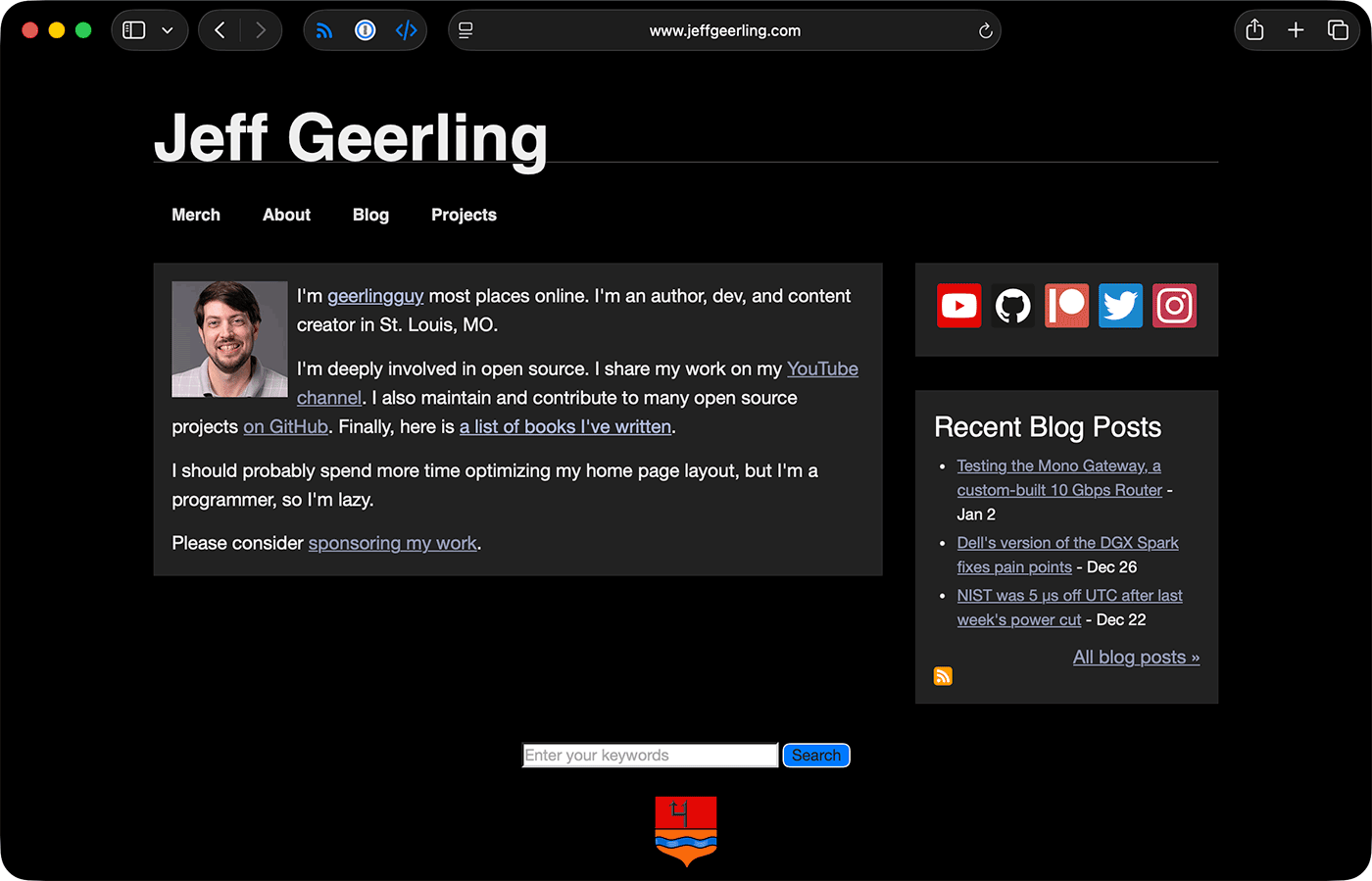 JeffGeerling.com - Old Drupal site