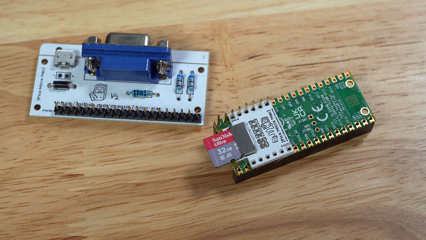 Pico Micro Mac - Hardware pre-assembly