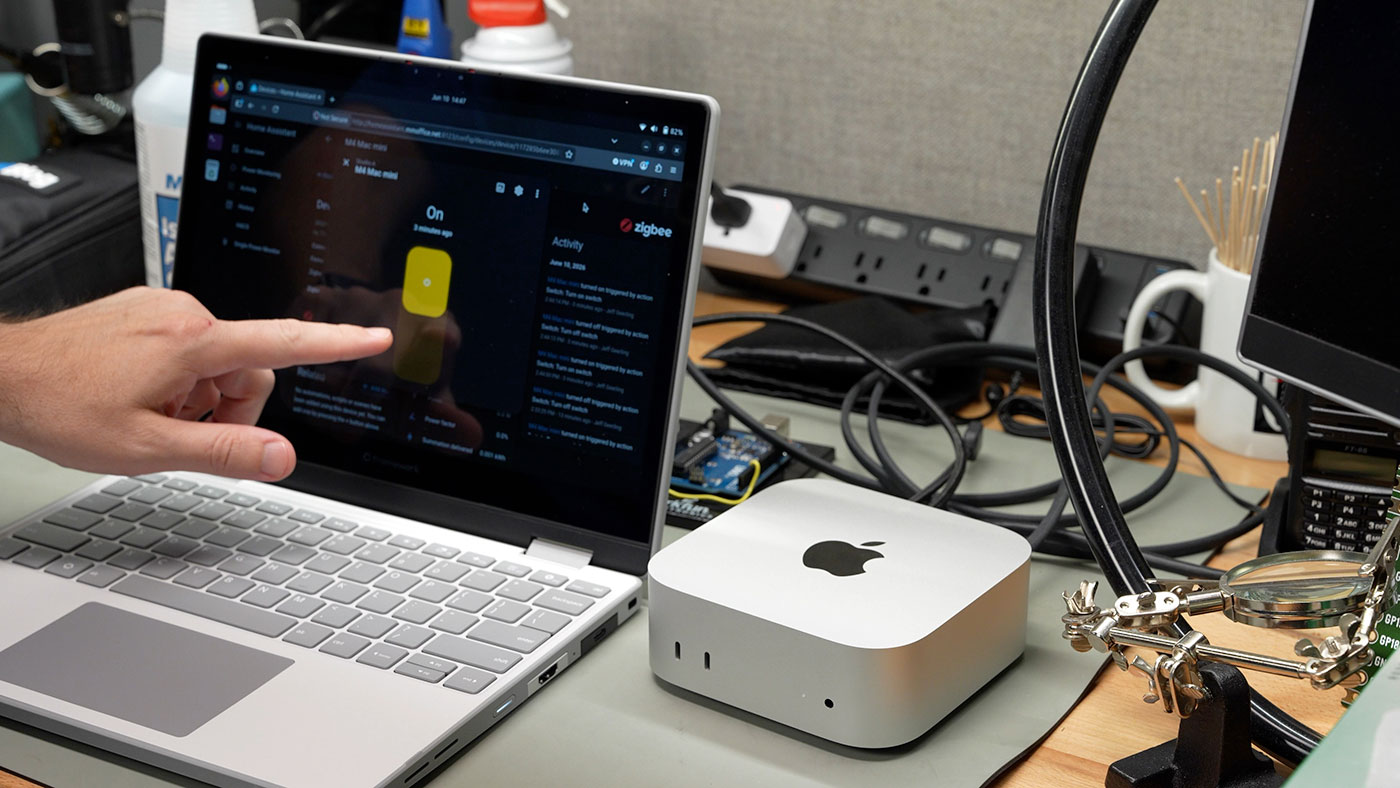 Turning on an M4 Mac mini remotely using Home Assistant on a Framework 12