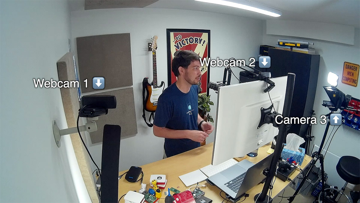 obs studio webcam not working multiple scenes
