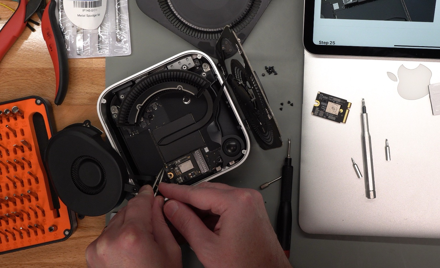 M4 SSD Upgrade Process on M4 Mac mini