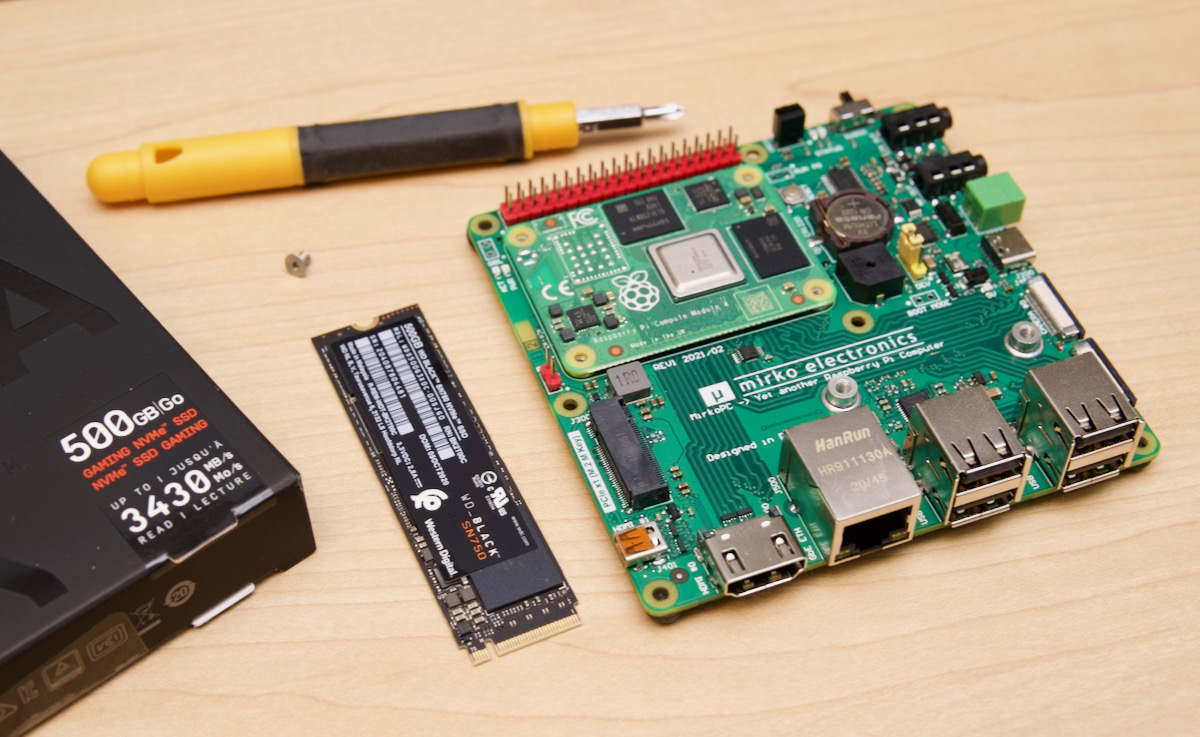 The Raspberry Pi can boot off NVMe SSDs now