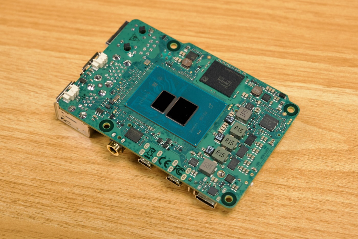 Radxa X4 Bottom - Intel N100 SoC