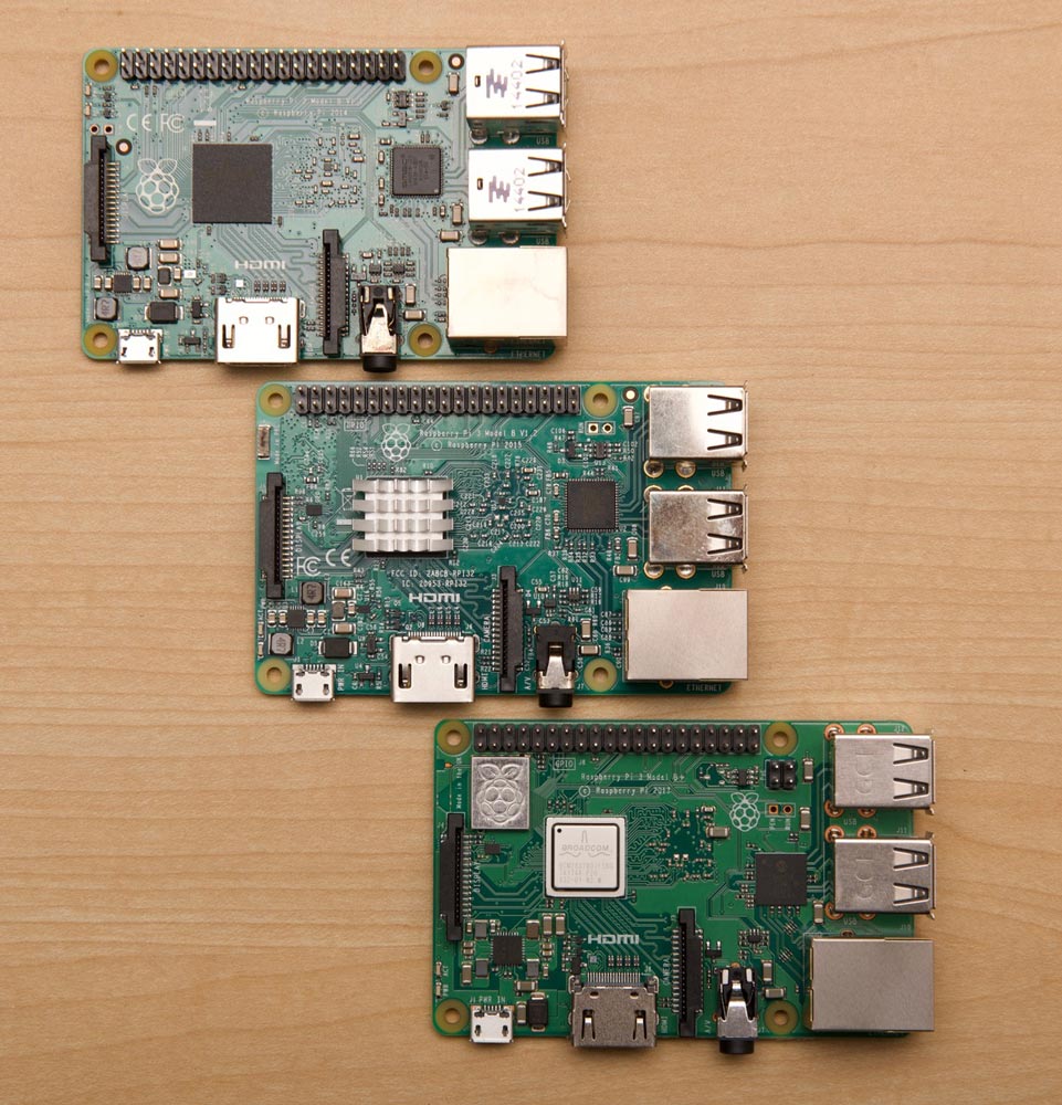 System Board: Raspberry Pi 3 Model B Rev 1.2 