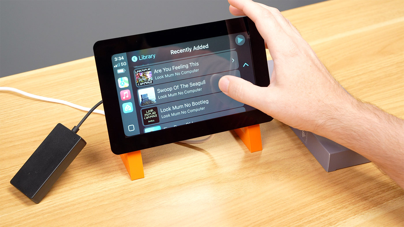 CarPlay with Carlinkit and react-carplay on the Pi 5 and Touch Display 2
