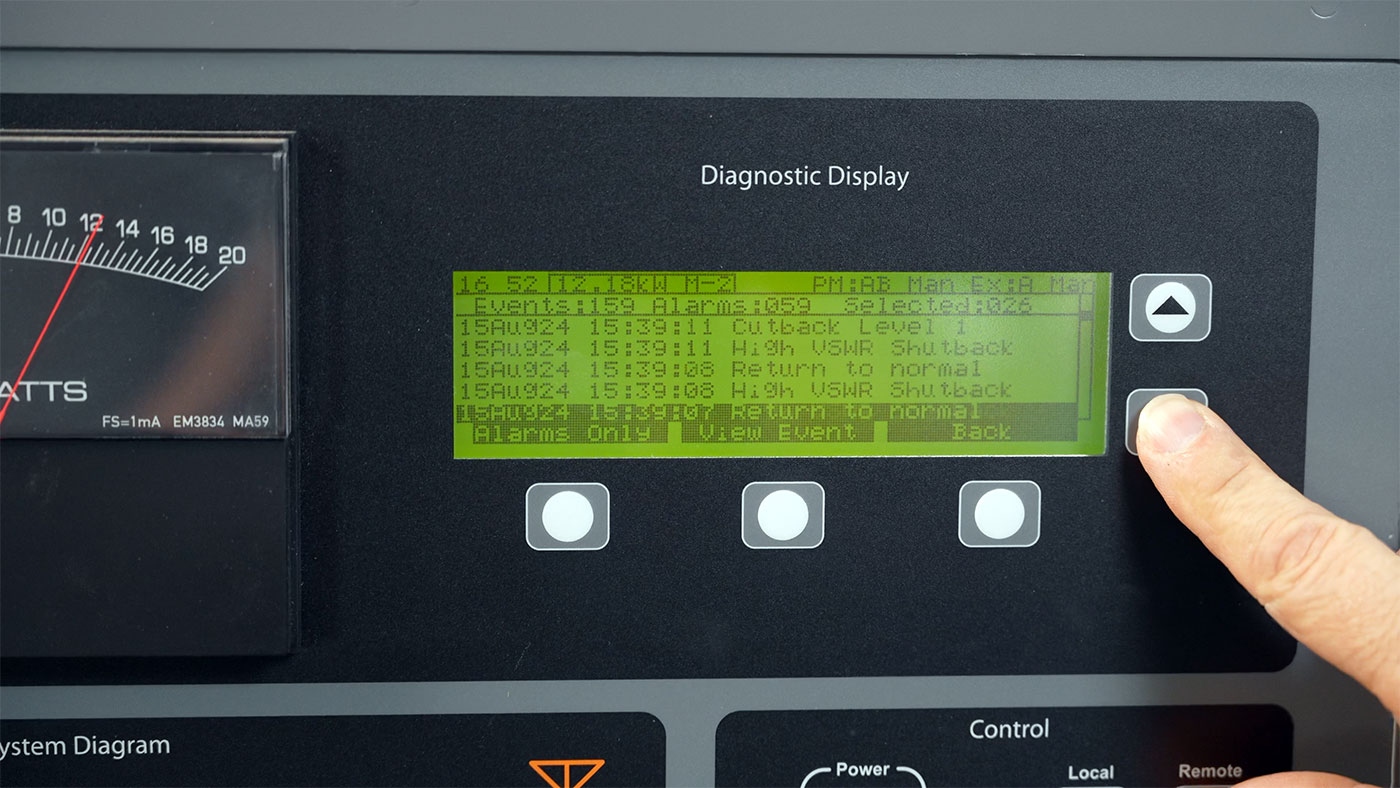 RF Safety - transmitter status log