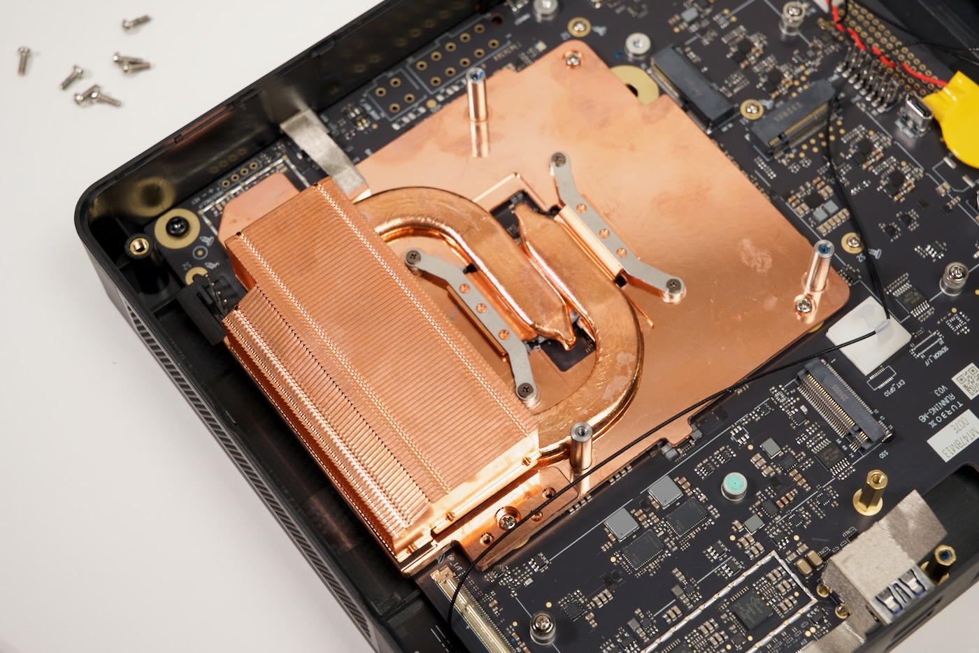 Snapdragon Dev Kit - copper heatsink and heatpipes